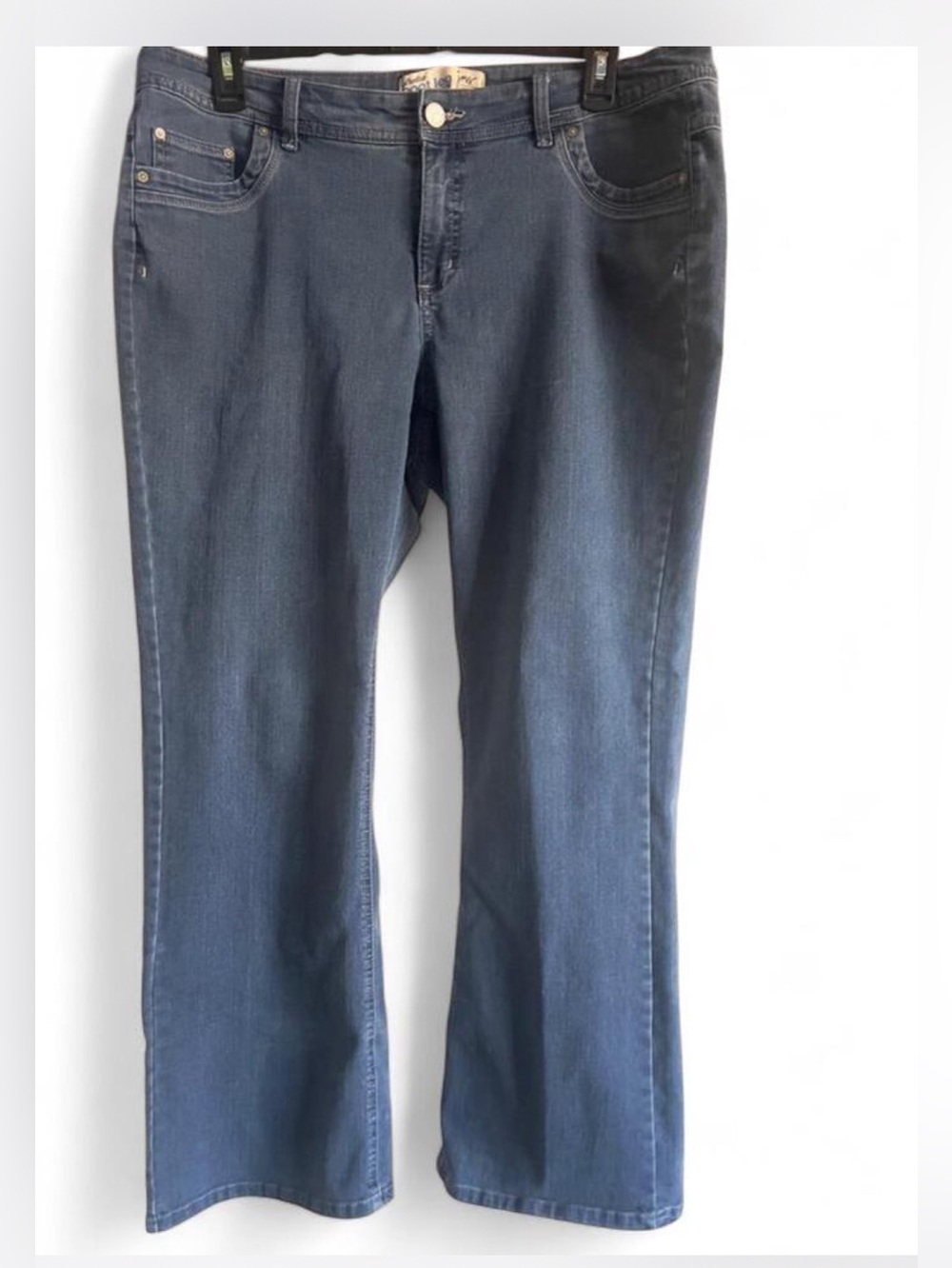 Just My Size -Classic Women's Mid-Rise Bootcut Jeans Size 18W